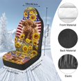 thumbnail image 7 of Uorisanigo 2 Pack Front Seat Covers, Soft Plush Auto Seat Protectors, Washable Highland Cow American Flag Automotive Seats Cover for Most Cars Trucks SUV, Easy Installation, 7 of 7