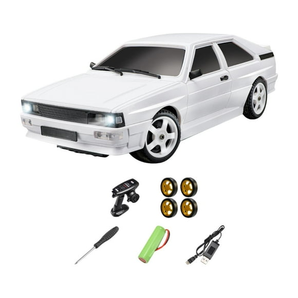 Coche de drifting RC,Coche de control remoto RC Drifting Car escala 1:28,Coches RC de mesa para drifting,regalo de cumpleaños,Modelo de vehículo de carreras RC con neumáticos de