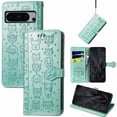 thumbnail image 1 of Funda Cartera FOXDOCK para Google Pixel 8 Pro , Flip PU con Relieve de Gatos y Perros, Tarjetero y Soporte, 1 of 6