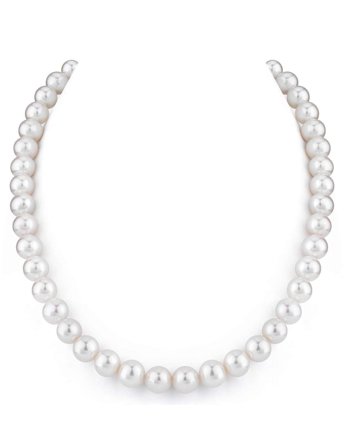 New Real Natural 6-7mm South Sea White Freshwater Pearl Long Necklaces 36 Inch 