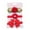 Red, variant on FRSASU 3Pcs Kids Elastic Floral Headband Pearl Hair Girls Baby Bowknot Hairband Set
