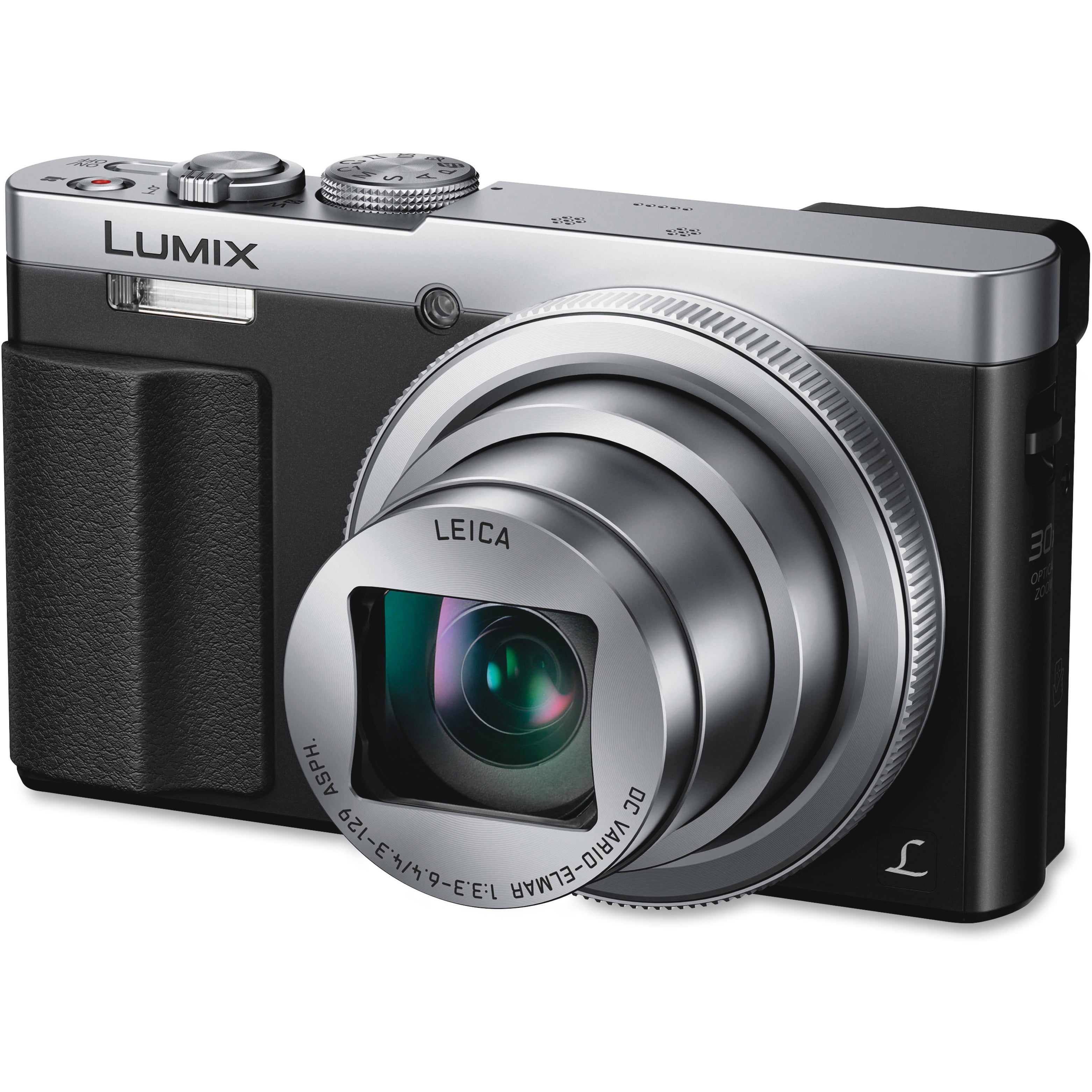 Kroniek West Meestal Panasonic Lumix DMC-ZS50 12 Megapixel Compact Camera, Silver - Walmart.com