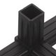 thumbnail image 3 of unbranded 8Ud Conector De Tubo Plástico En Ángulo Recto 4 Vías Para Montaje De Marco En Ac Color Negro, 3 of 6