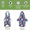 thumbnail image 6 of Cauagu cool Skull colorful Pattern Winter Pet Hoodie Sweatshirts- Dog Hoodie Sweater with Leash Hole - Cute Dog Hoodie - Pet Clothes Puppy Cat Custume -Large, 6 of 8