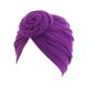 thumbnail image 1 of Minnieouse Envolturas para la cabeza para mujer, diademas con nudos de flores en forma de V, gorro para dormir al tacto, gorro, accesorios Sombreros violeta, 1 of 6