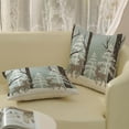 thumbnail image 5 of Winter Pillow Covers 20x20 Snowflake Wildlife Deer Decor Throw Pillows Case for Couch White Brown Tree Christmas Indoor Outdoor Decorative Cushion Cases for Sofa Bed Decorations Set of 2, 5 of 5