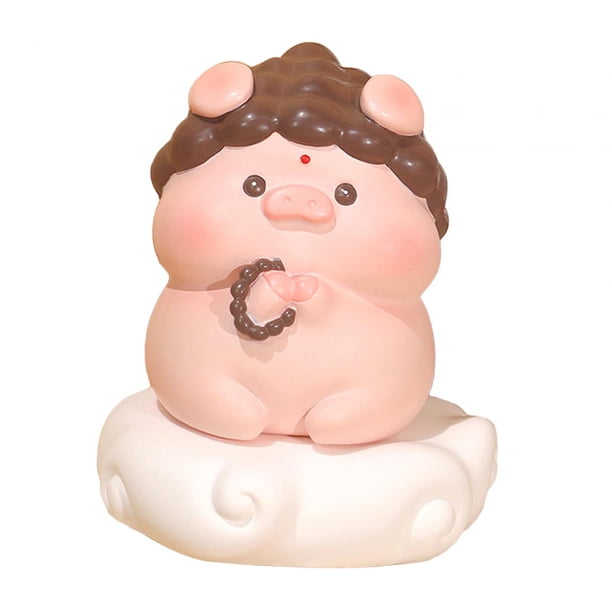 Estatua de cerdo Figuras de escritorio Colecciones Decoración Regalo Figura de animal de buena suerte para Estilo A