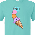 thumbnail image 4 of Inktastic Octopi-ice Cream Cone Cute Octopus T-Shirt, 4 of 5