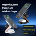 thumbnail image 4 of Foldable 3 in 1 Charging Station for iPhone, Magnetic Fast Phone Charger for Travel, Wireless Charger Pad for iPhone 15/14/13/12/Pro/Max/Mini,AirPods Wireless/Pro,iWatch Ultra/SE/9/8/7/6/5/4/3/2, 4 of 12