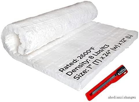 Sterling Seal & Supply Ceramic Fiber Blanket Insulation 6# 2300F 1x24x25'  6# Pound 2300 Degrees (Qty 1 Box) 2300.cfb.6lb.1x24x25x1