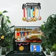 thumbnail image 7 of My Success Medal Hanger Inspiarional Text Medal Holder Iron Hook Rack Frame Awards Ribbon Cheer Ribbon Lanyard Medal Wall Hanger Material Iron, 7 of 7
