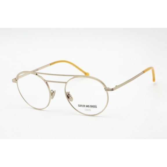 Cutler And Gross CG1269 011 Men's Silver Aviator Frame Eyeglasses