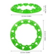 thumbnail image 2 of Hytrove 1Pcs Green Plastic Tire Hub Cover for Beach Outings 8 Inch, 2 of 8