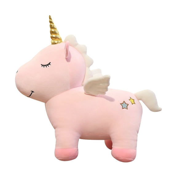 LOLIPPYY Cute Animal Plushies Pink Unicorn Shape Hugging Pillow for Adults 1Pack