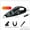 black-Wired, variant on Portable Car Vacuum Cleaner, Handheld Strong Suction 12V Corded Electric Vacuum For Auto Detailing & Home Use, With Crevice Tool And Brush Attachments (CE Certified)