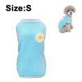 thumbnail image 2 of Suéter para perros, ropa para perros, suéter de pelo de perro de lana, camiseta interior cálida de invierno, pijama de flores, suéter de lana Adepaton Ropa para Perro, 2 of 5