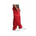 thumbnail image 4 of Fashion Men's Jogger Heavy Weight Fleece Cargo Pocket Sweat Pants, 4 of 5