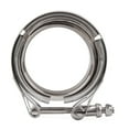 thumbnail image 2 of Baohd Spring Hose Clamp Stainless Good Elasticity V-type Pipe Hoop Blast Pipes Distinctive Workmanship Replacement for General, 2 of 6