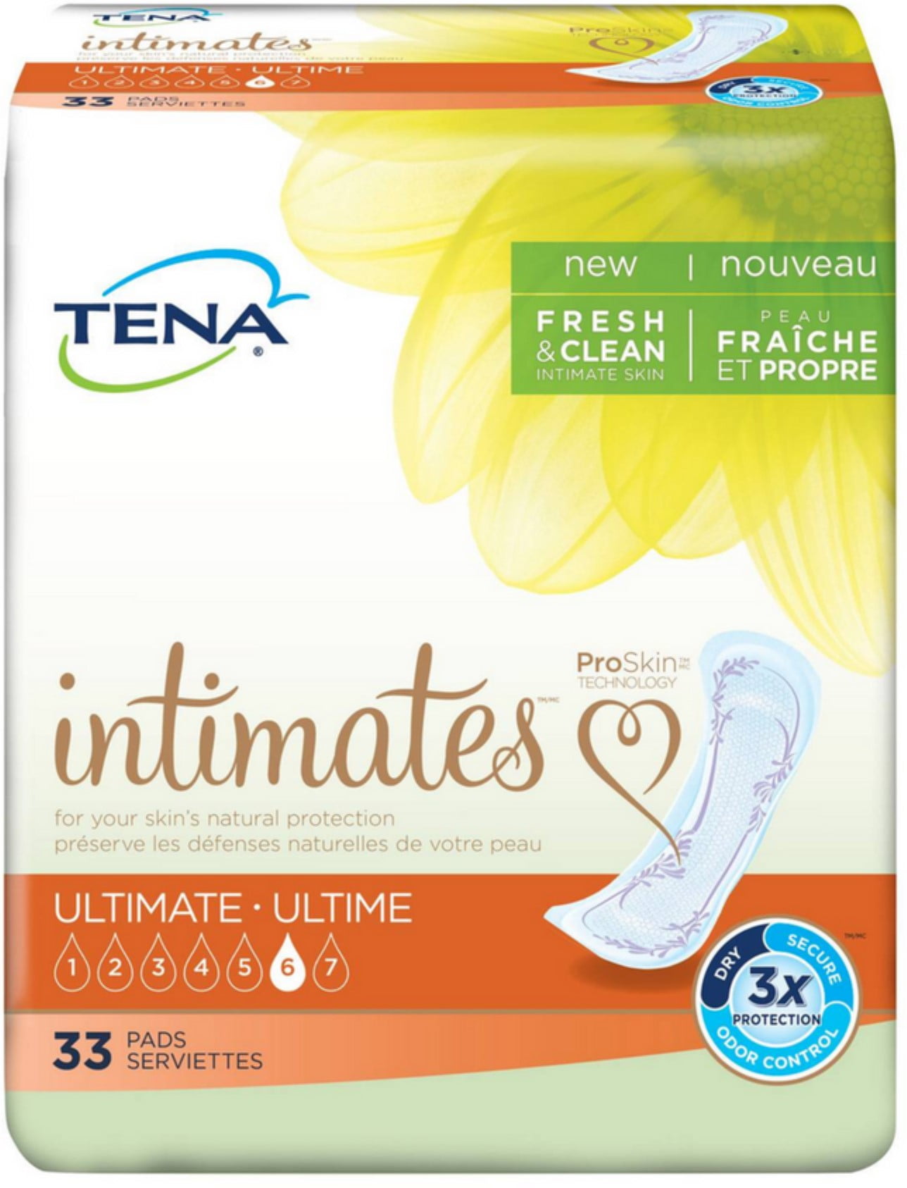 3 Pack - Tena Intimates Ultimate Incontinence Pad for Women, 33 Count ...