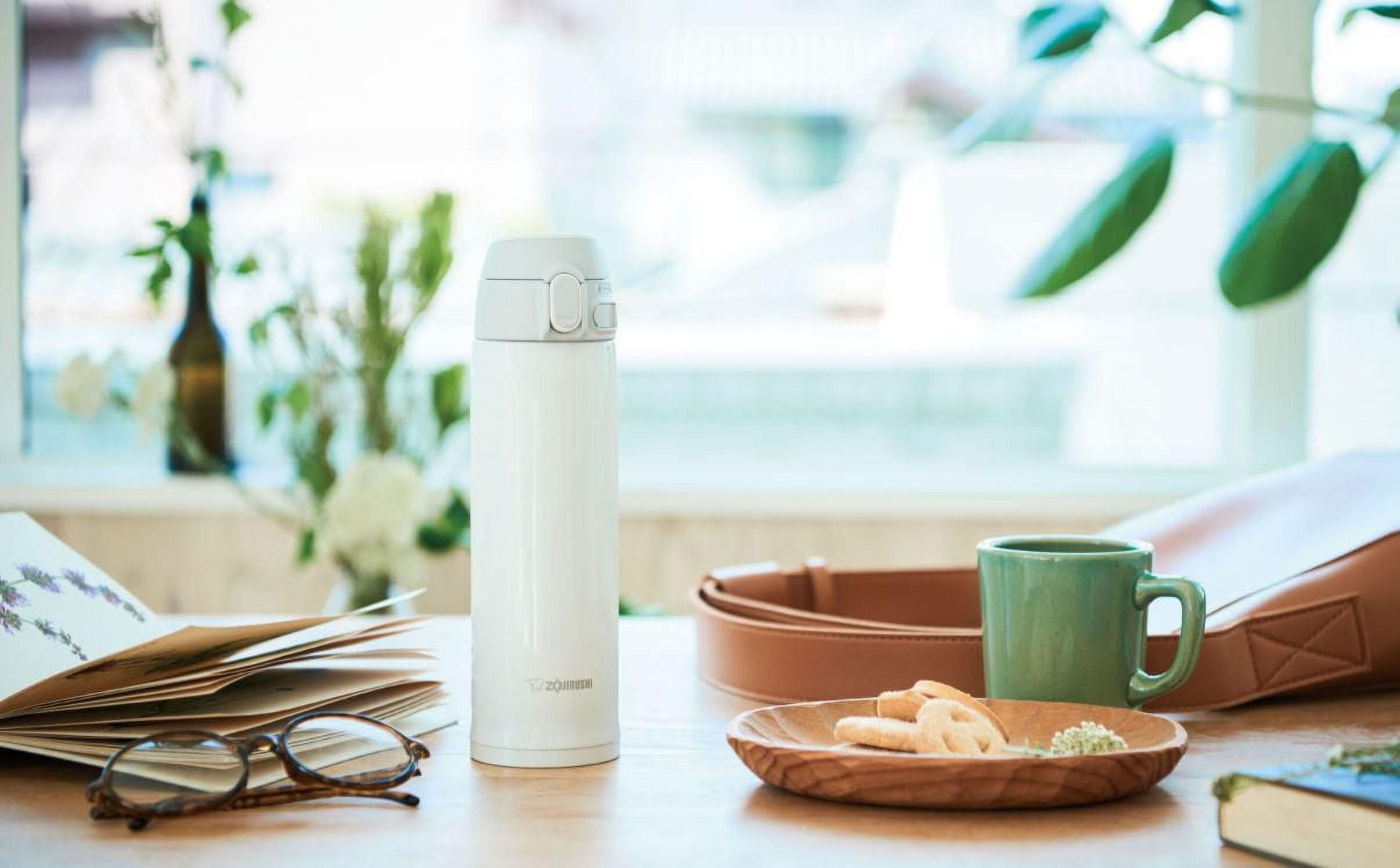 Zojirushi Bouteille isolée sous vide SM-TA48(WA), Blanche, 0,48L