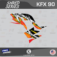 thumbnail image 3 of Kalair GFX Graphics Kit for Kawasaki ATV KFX 90 (2007-2022) Shred Series, 3 of 4