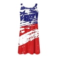 thumbnail image 5 of WILLBEST Robe avec S Femmes Robe d'Été de Plage Sans Manches Imprimée Décontractée Bord de Mer Mini Robe, 5 of 5