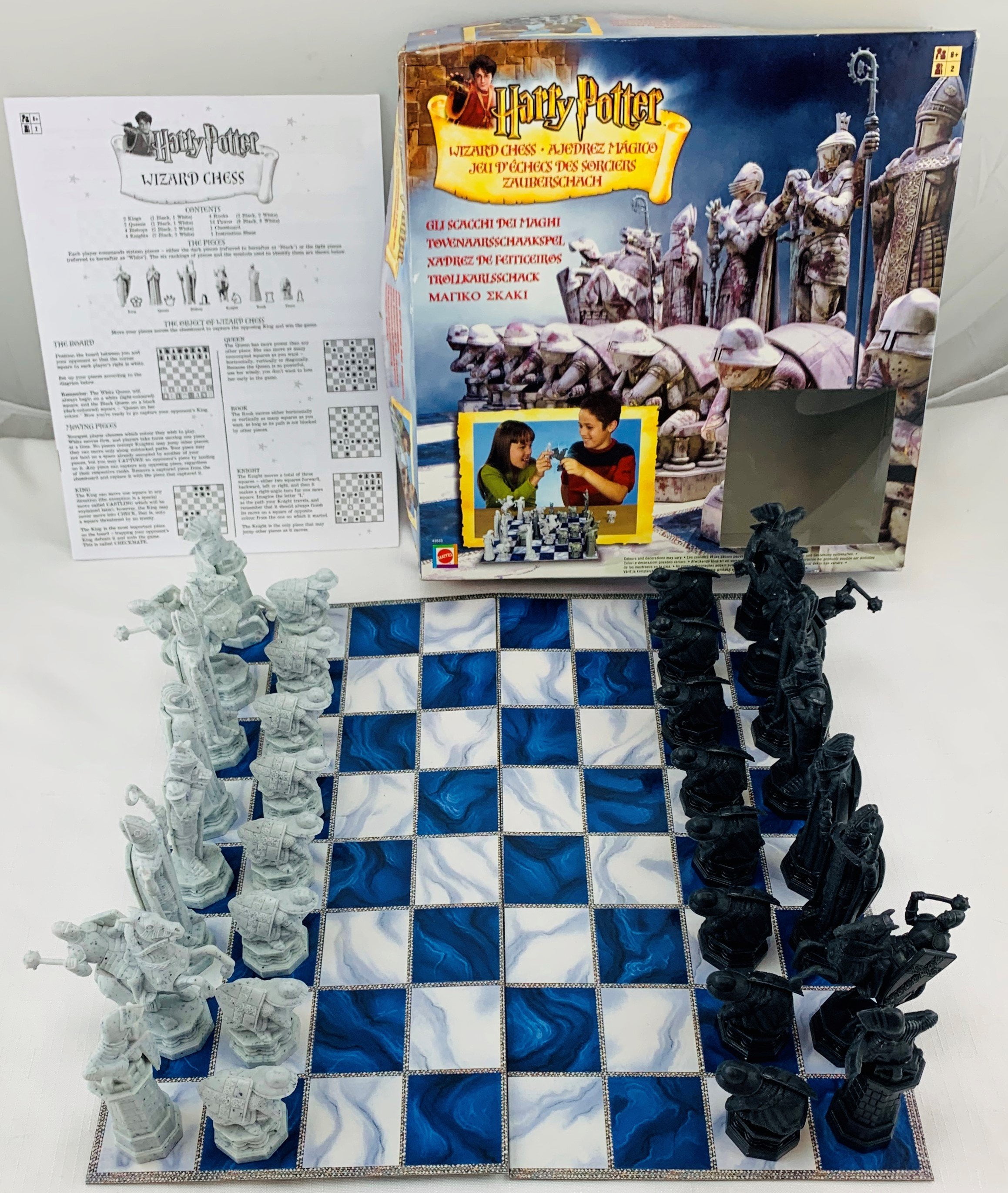 Harry Potter Wizard Chess 2002 Mattel 43533 Complete Board Game for sale online