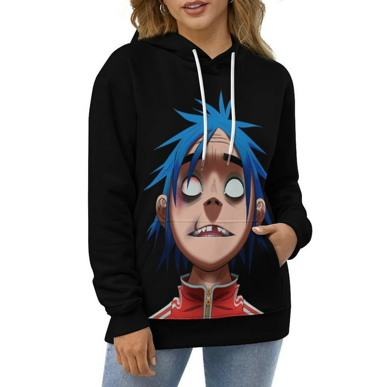 2D Gorillaz Unisex Sweatshirts Hoodies 3D Printing Fashion Hoody