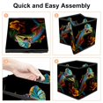 thumbnail image 4 of Chameleon Foldable Cube Organizer with Handle, 10.8"x10.5"x10.6", Large Capacity Storage Box and Organizer Bins, 4 of 6