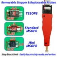 thumbnail image 4 of Osdhezcn Test Probe TSSOP8/MSOP8/Mini MSOP8 Chip Download Burn Write Probe Lightweighted, 4 of 15