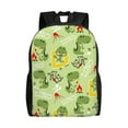 thumbnail image 1 of Disketp Cute Dinosaurs Cartoon Mochila Unisex de Apertura Lateral Completa, Mochila para Laptop para Escuela, Trabajo y Viajes, 1 of 7
