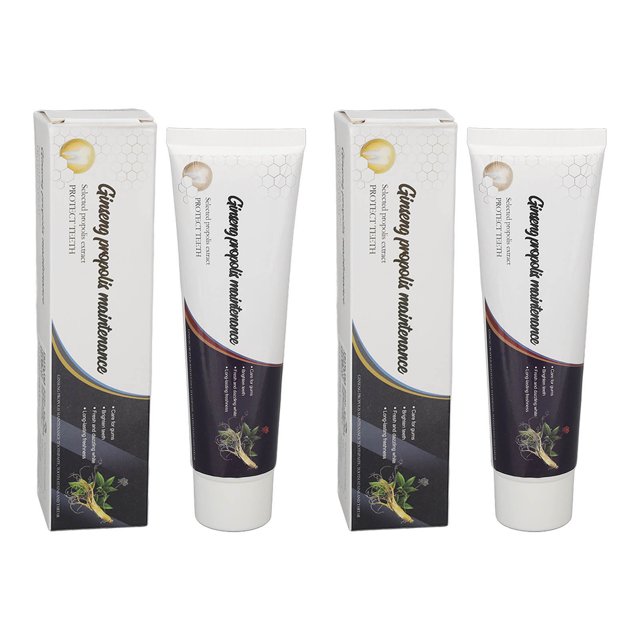 Ungüento Oral de propóleo y Ginseng, 2 uds., 100g, elimina manchas, blanqueamiento, limpieza profunda, pasta Dental