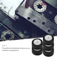 thumbnail image 3 of DEEPCRAFF Rouleau Pincé Noir 6 Pcs pour Enregistreur Audio Vidéo avec Conception Stable Résistante à l'Usure, 3 of 8