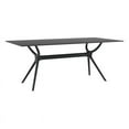 thumbnail image 1 of Compamia Air 71" Patio Dining Table in Black, 1 of 7