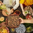 thumbnail image 4 of Jungle Zoo Animal Print Party Supplies, Disposable Jungle Safari Animal Print Paper Plates and Napkins for Birthday Party, Baby Shower and Jungle Safari Themed Party, Serve 48, 4 of 7
