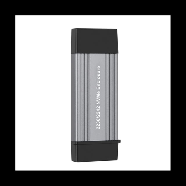 NVME SSD Case M2 Adaptador NVME Carcasa Externa PCIE NVME M/M+B Llave una USB 3.1 10Gbps Compatible con 2230 2242 M.2 SSD Box