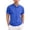 Blue, variant on hoksml Boys' and Teens' Summer Short Sleeve Athletic Shirts Collared Casual Tees Multi Color Options for Golf, Tennis and Daily Wear