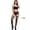 1106, variant on Lace transparent lingerie with garter belt, black sexy no-removal waist-high fishnet stockings, non-slip garter belt