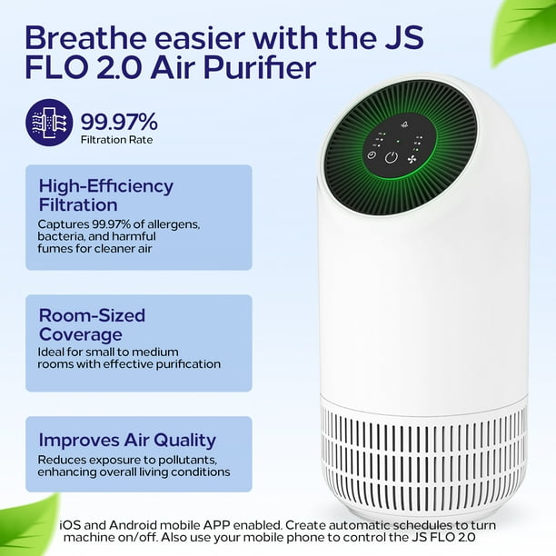 Purificateur D'air Vbreathe Tasman - Neuf - Technologie HEPA - Gris