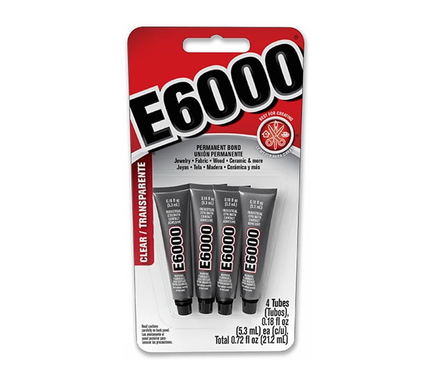 E6000 Industrial Strength Adhesive Clear 2.0 Fl Oz, Price/6 Pack