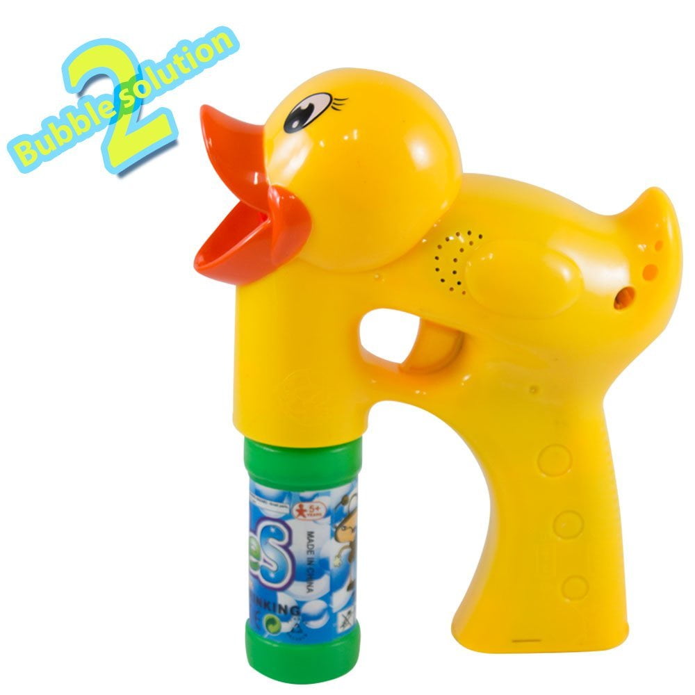 Duck Bubble Shooter Gun Toy for Kids with Sound & Music Battery Operated Toys 