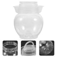 thumbnail image 1 of WEUVEB Traditional Sauerkraut Crock Pickle Jar Transparent PET 1Set, 1 of 8