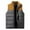 Brown, variant on APEXFWDT Men's Big&Tall Puffer Vest - Zip-Up Colorblock Warm Winter Vest Stand Collar Sleeveless Puffer Coat with Zip Pockets,XXXXL,Brown