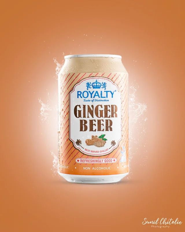 Royalty Non Alcoholic Ginger Beer 330ml (Pack of 6)