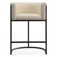 thumbnail image 2 of Manhattan Comfort Cosmopolitan 25.5" Faux Leather Counter Stool in Cream, 2 of 2