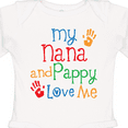 thumbnail image 4 of Inktastic Nana and Pappy Love Me Boys or Girls Long Sleeve Baby Bodysuit, 4 of 5