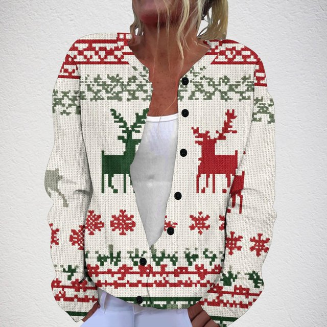 Sudadera de manga larga con capucha y bolsillos para mujer, estilo casual, con estampado de moda, de poliéster