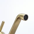 thumbnail image 4 of Single Hole Bathroom Sink Faucet, Deck Mounted Solid Brass Basin Faucet, 4 of 8