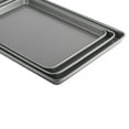 thumbnail image 3 of GoodCook Everyday Nonstick Steel 3pc Baking Sheet Set, 11" x 17", 15" x 10", 9" x 13", Gray, 3 of 10