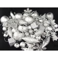 thumbnail image 2 of 125-Piece Club Pack of Shatterproof Silver Splendor Christmas Ornaments, 2 of 3